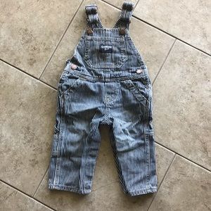 Oshkosh Striped Overall Bibs